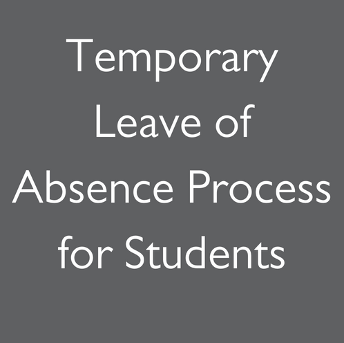 Temporary Leave of Absence