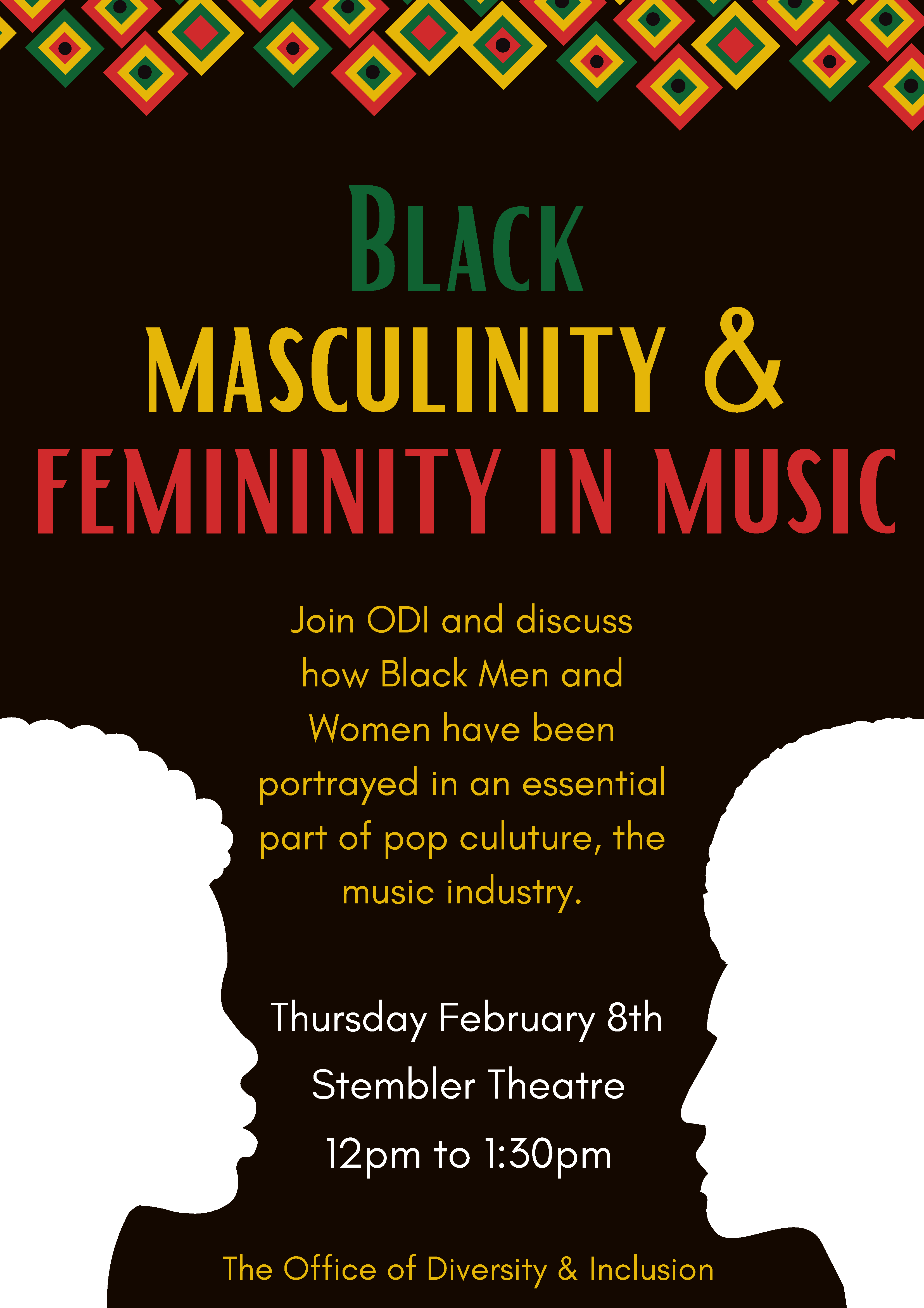 Black History Month - Black Masculinity & Femininity in Music