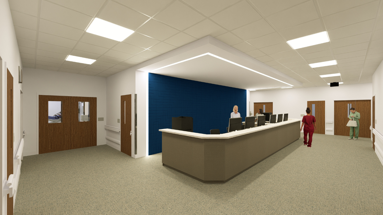 Nunnally Expansion Interior Nurse Station