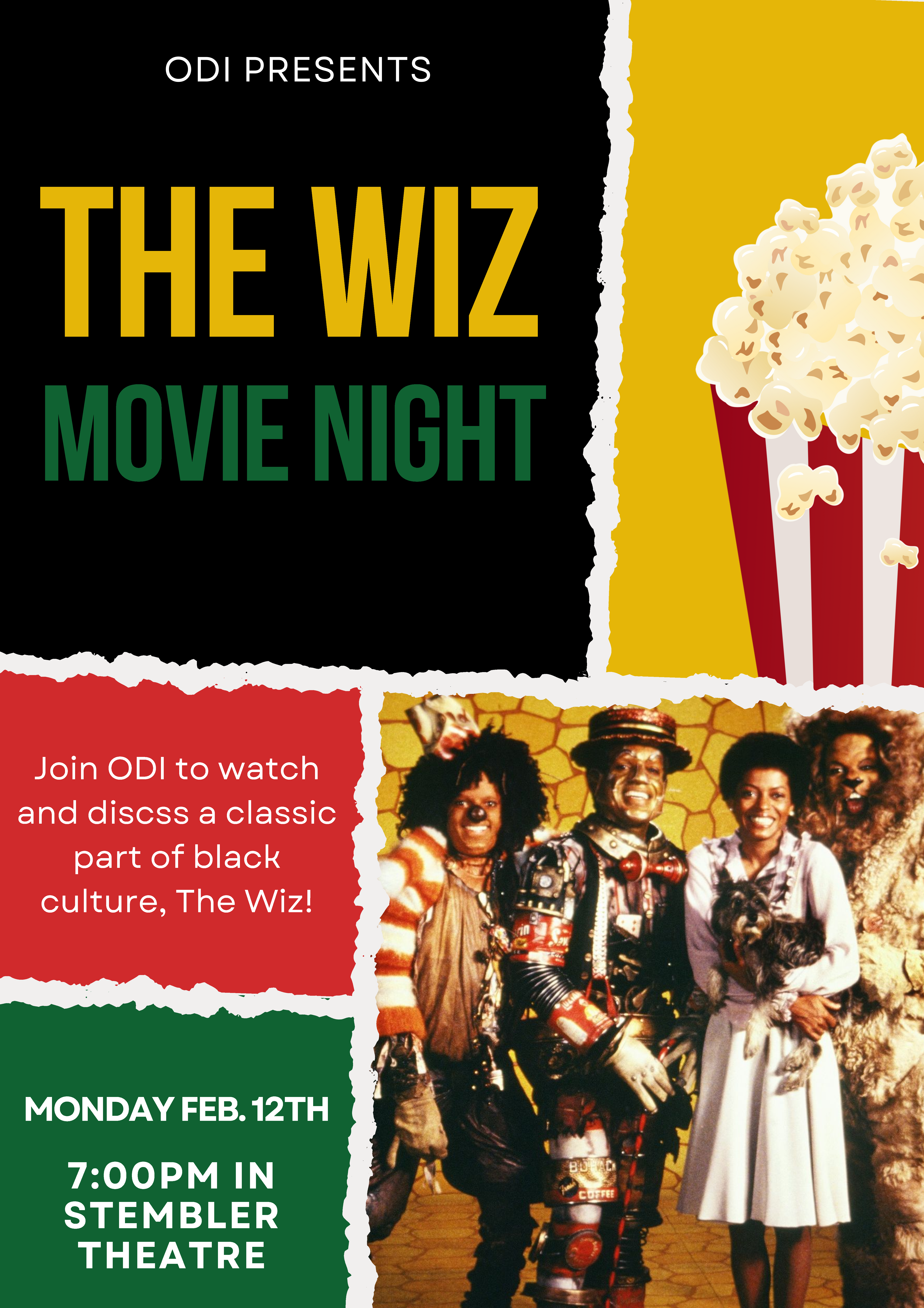 Black History Month - The Wiz, Movie Night