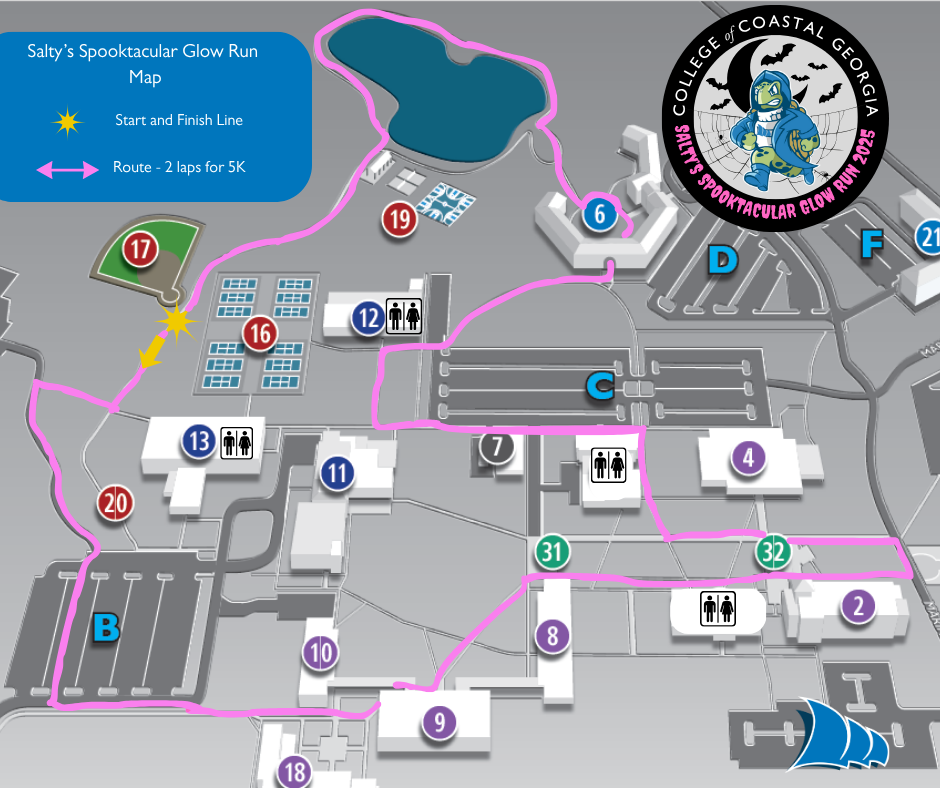 Spooktacular Glow Run Route