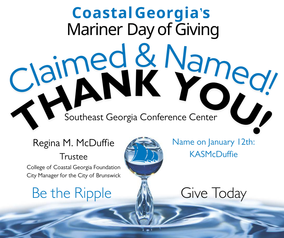 Giving Tuesday, Regina M. McDuffie