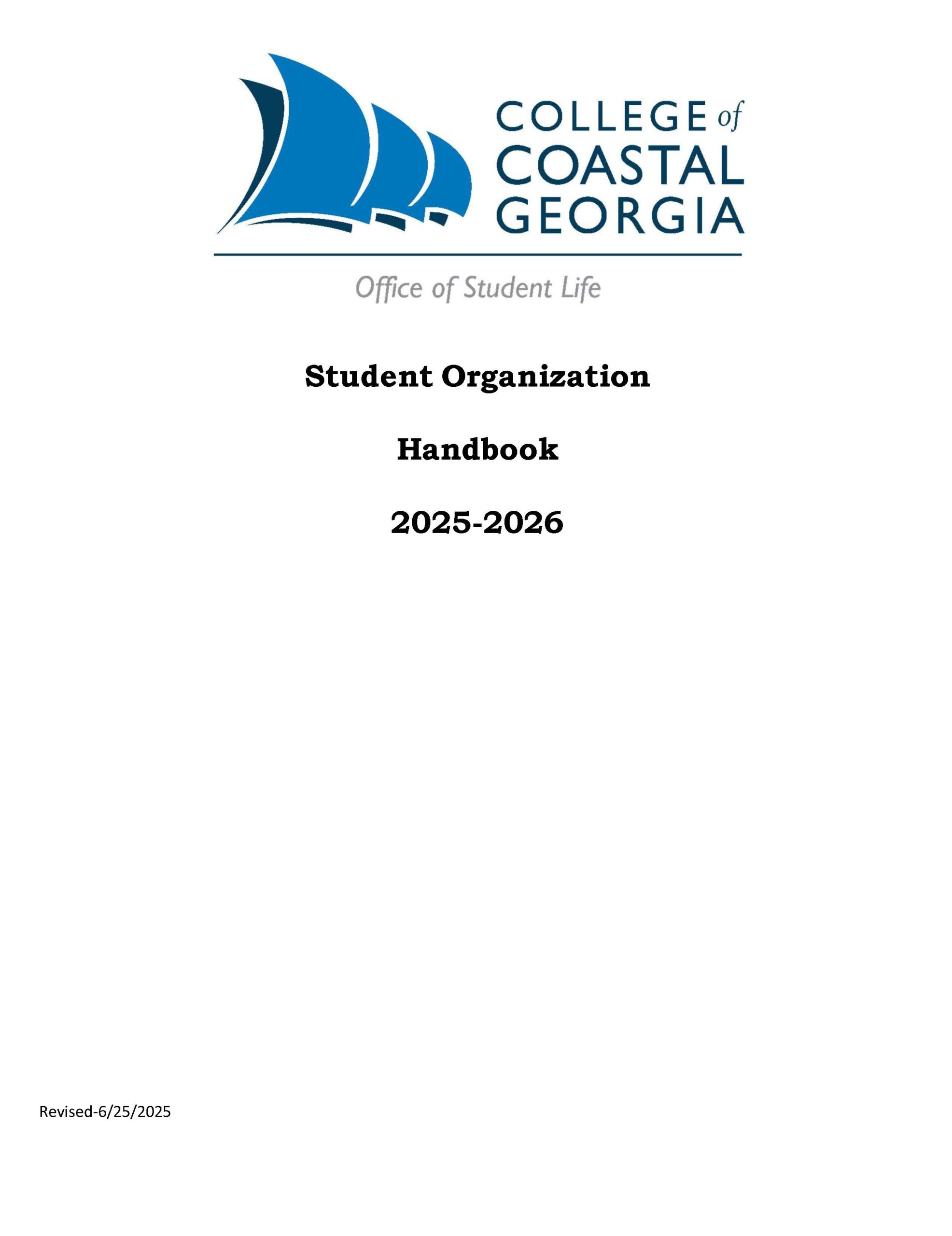 Student Organization Handbook 2025-26