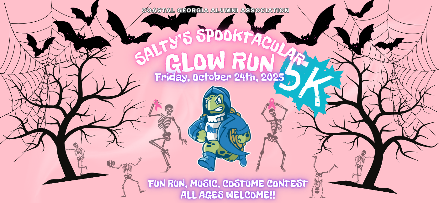 Salty's Spooktactular Glow Run at College of Coastal Georgia
