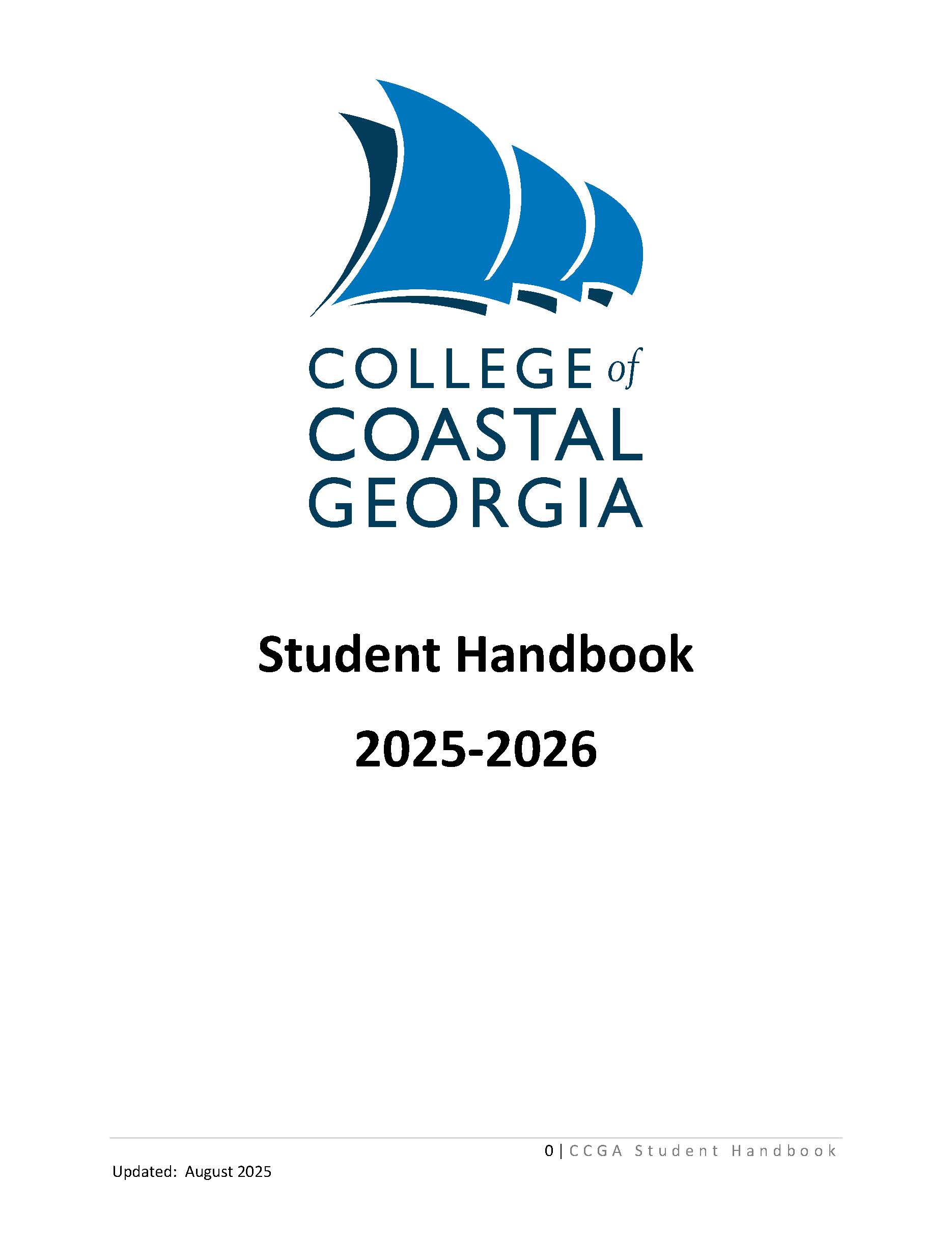 Student Handbook 2025, 2026