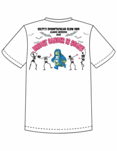 Coastal Georgia Glow Run T-Shirt back