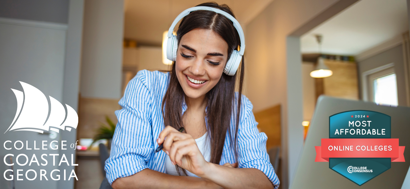 student studying online - Coastal Online degree program