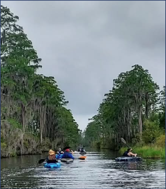 Students Kayaking