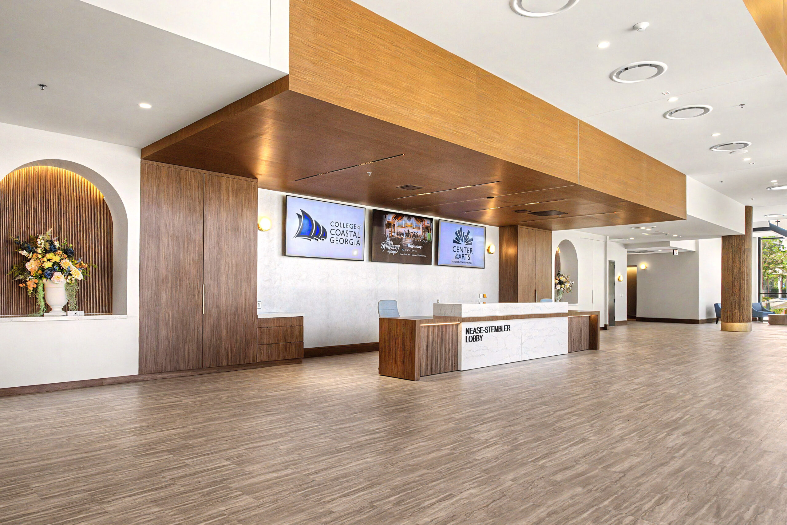 Nease-Stembler Lobby at the Center for the Arts