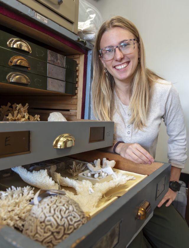 Sara Whittier fossil internship