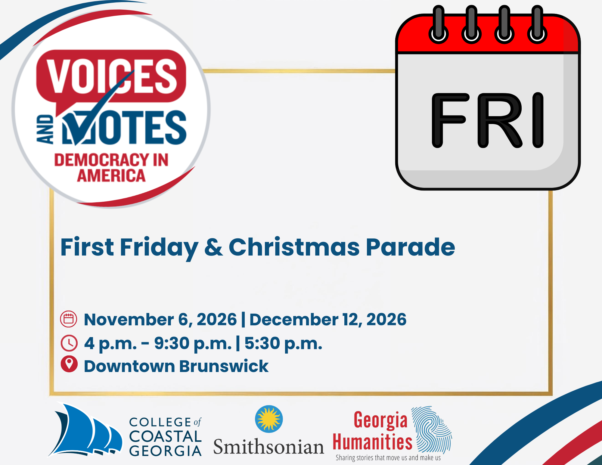 Voices & Votes: First Friday